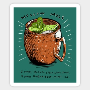 Moscow mule Sticker